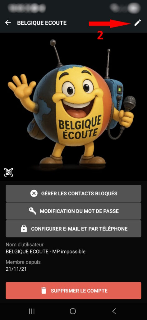 Compléter son profil Zello facilement 7